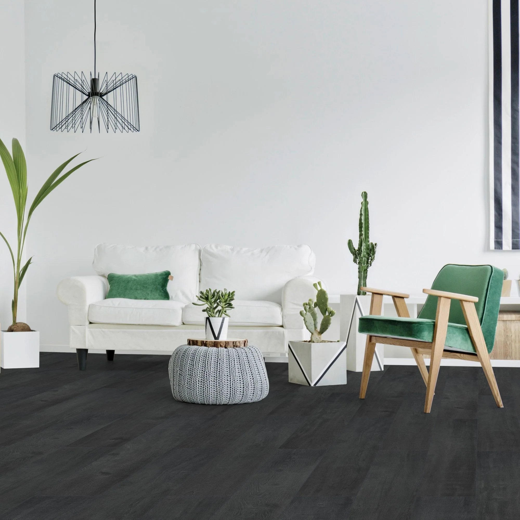 Black Oak - Ocean Water-Resistant 8mm Laminate Flooring (82432) - Image 4
