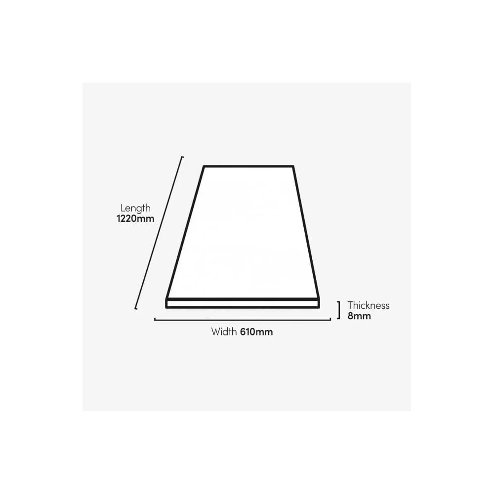 Light Grey - Lustre Flawless 8mm High Gloss Laminate Flooring (69726) - Image 5