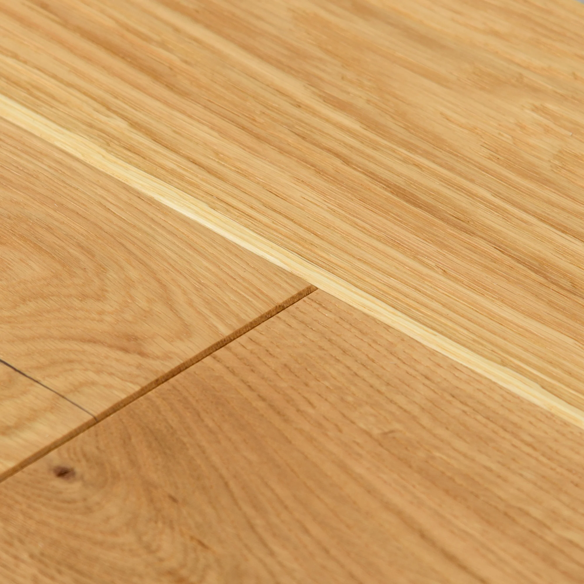 Natural Oak - 18mm UV Lacquered Sample (LIBHB14x125NAT) - Image 3