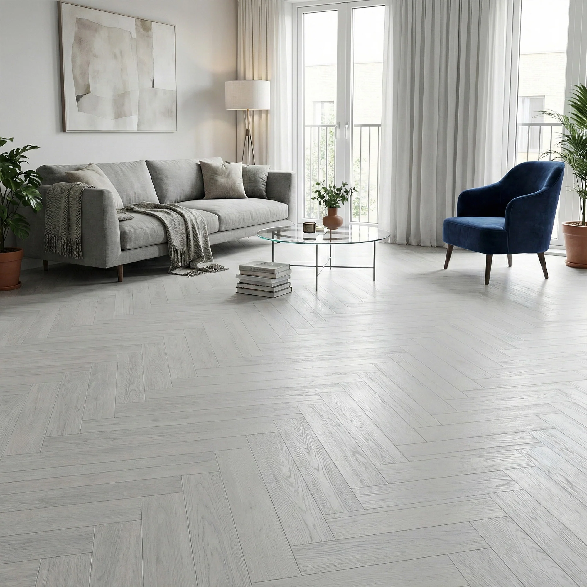 Ivory Oak - 18mm UV Lacquered Sample (LIBHB14x90IVO) - Image 2