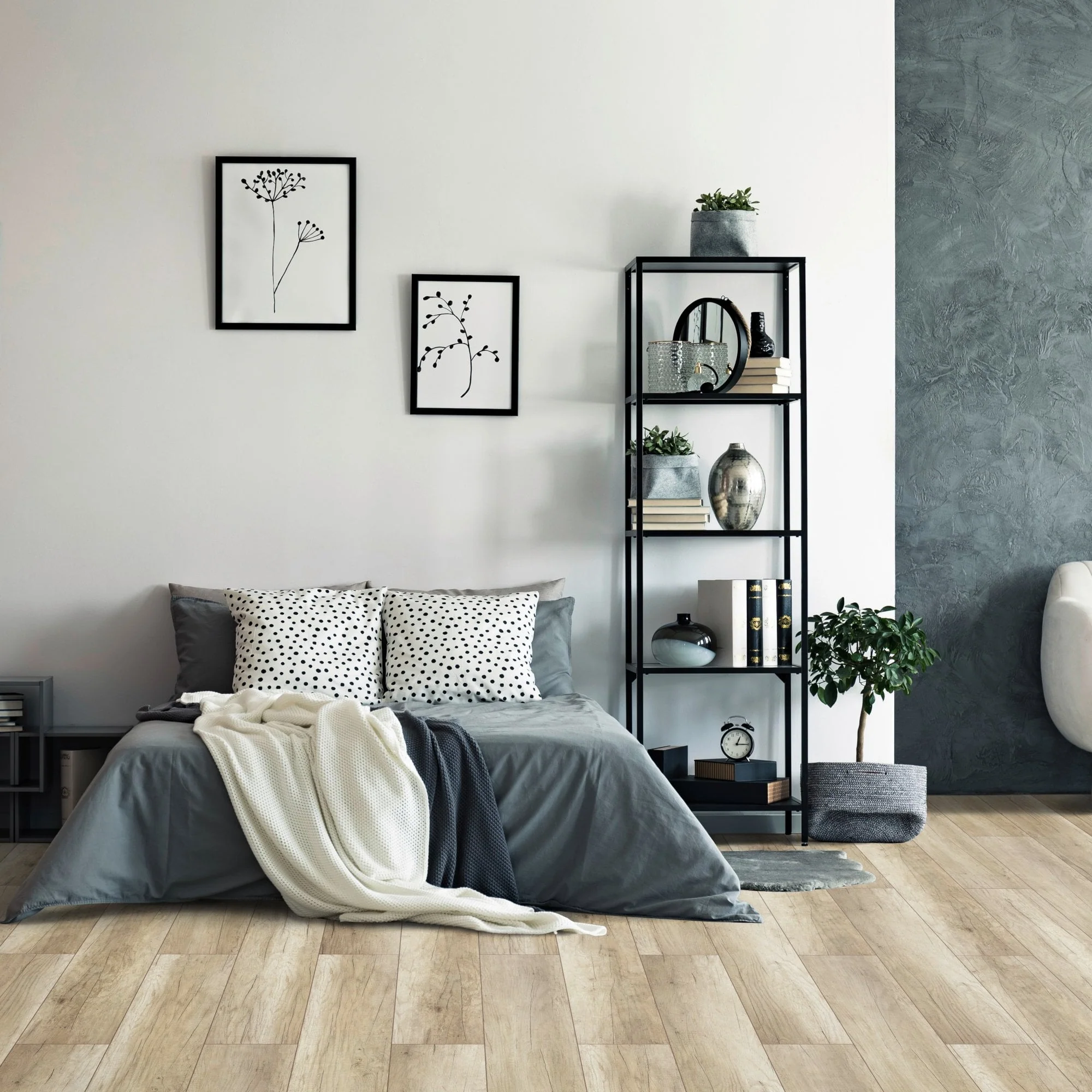 Soft Brown Oak - Ocean Water-Resistant 8mm Laminate Flooring (82435) - Image 4