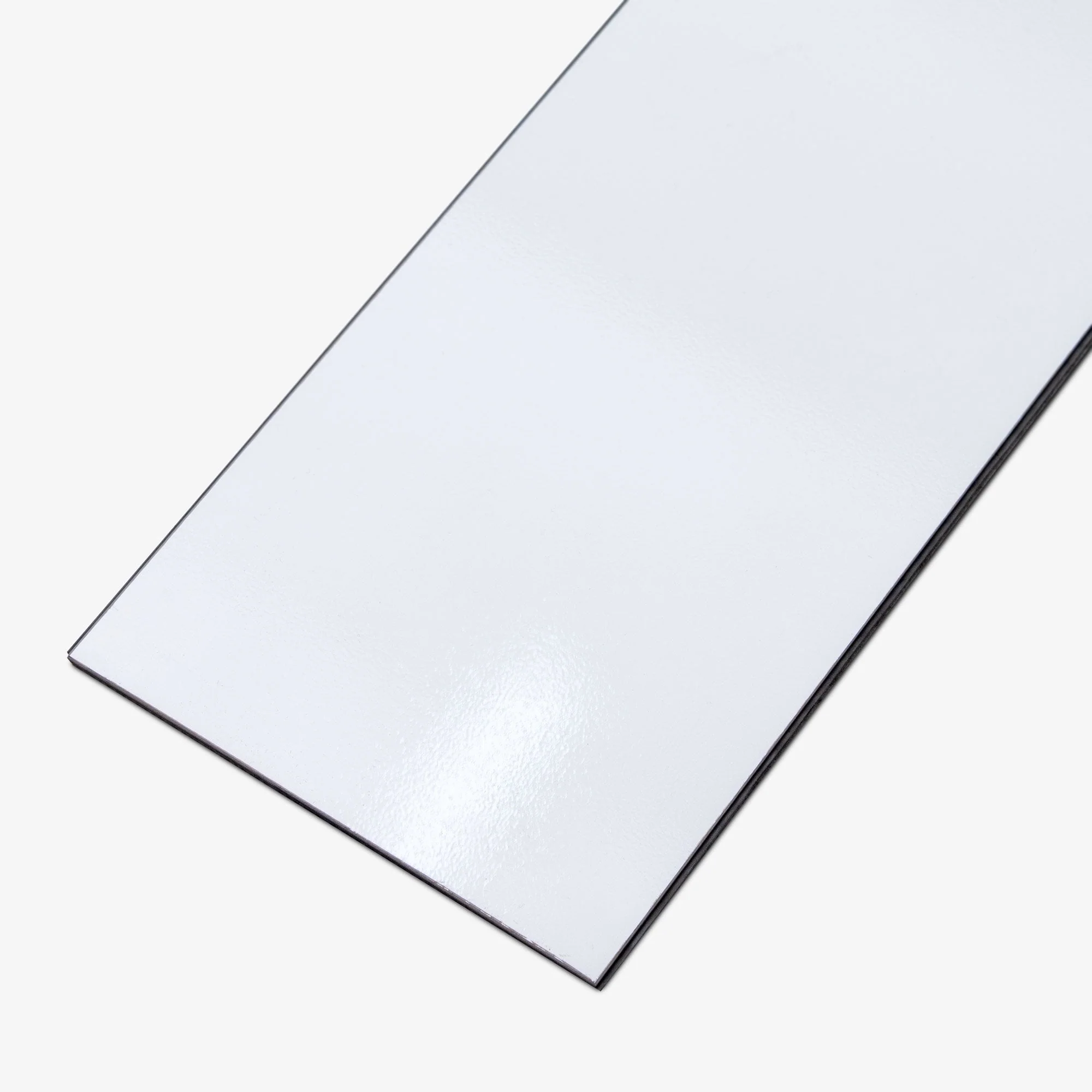 White - Lustre Herrringbone 6mm High Gloss Luxury Vinyl Flooring (122977) - Image 4