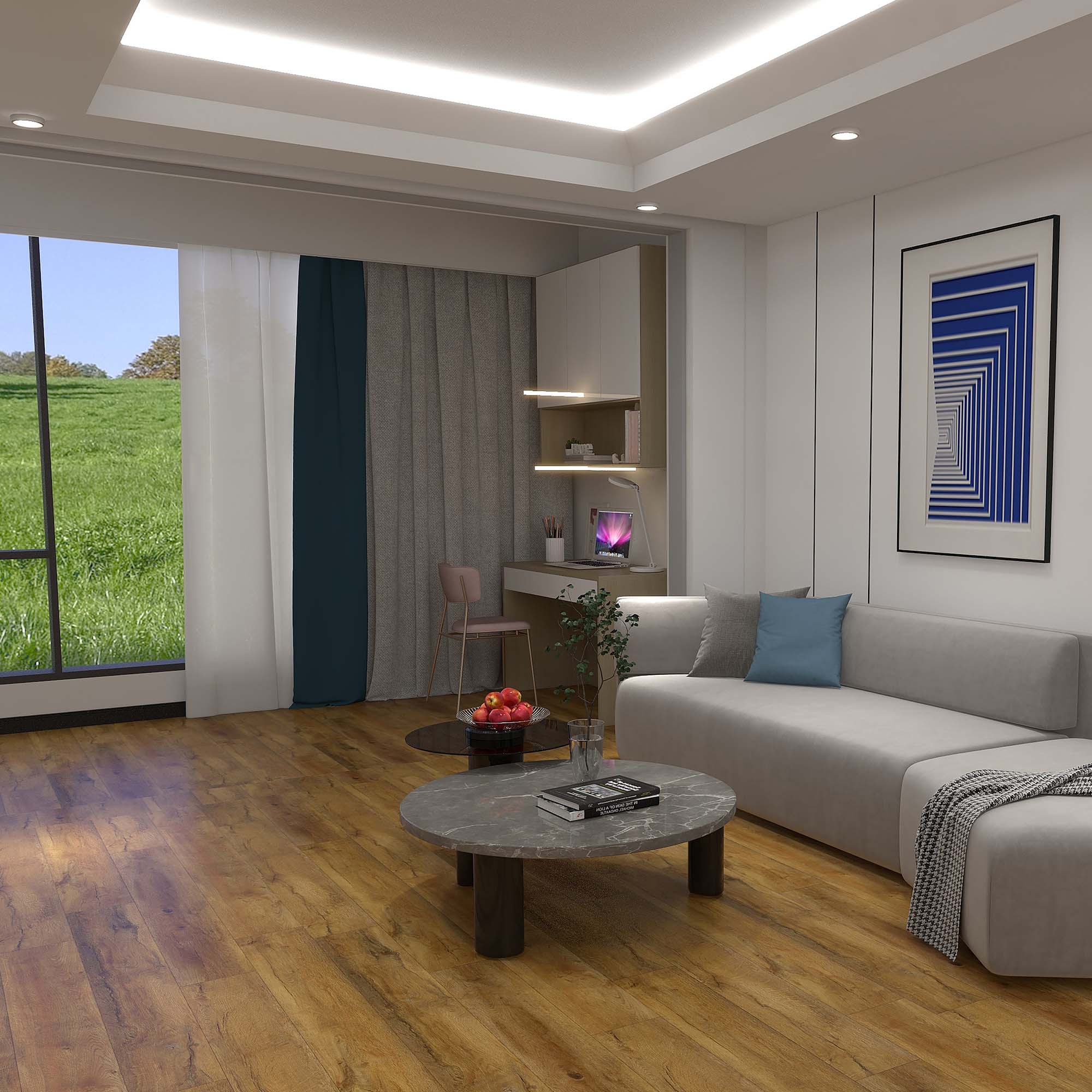 Millhouse Oak - Homewise SPC 5mm Sample (HW-EA118) - Image 2