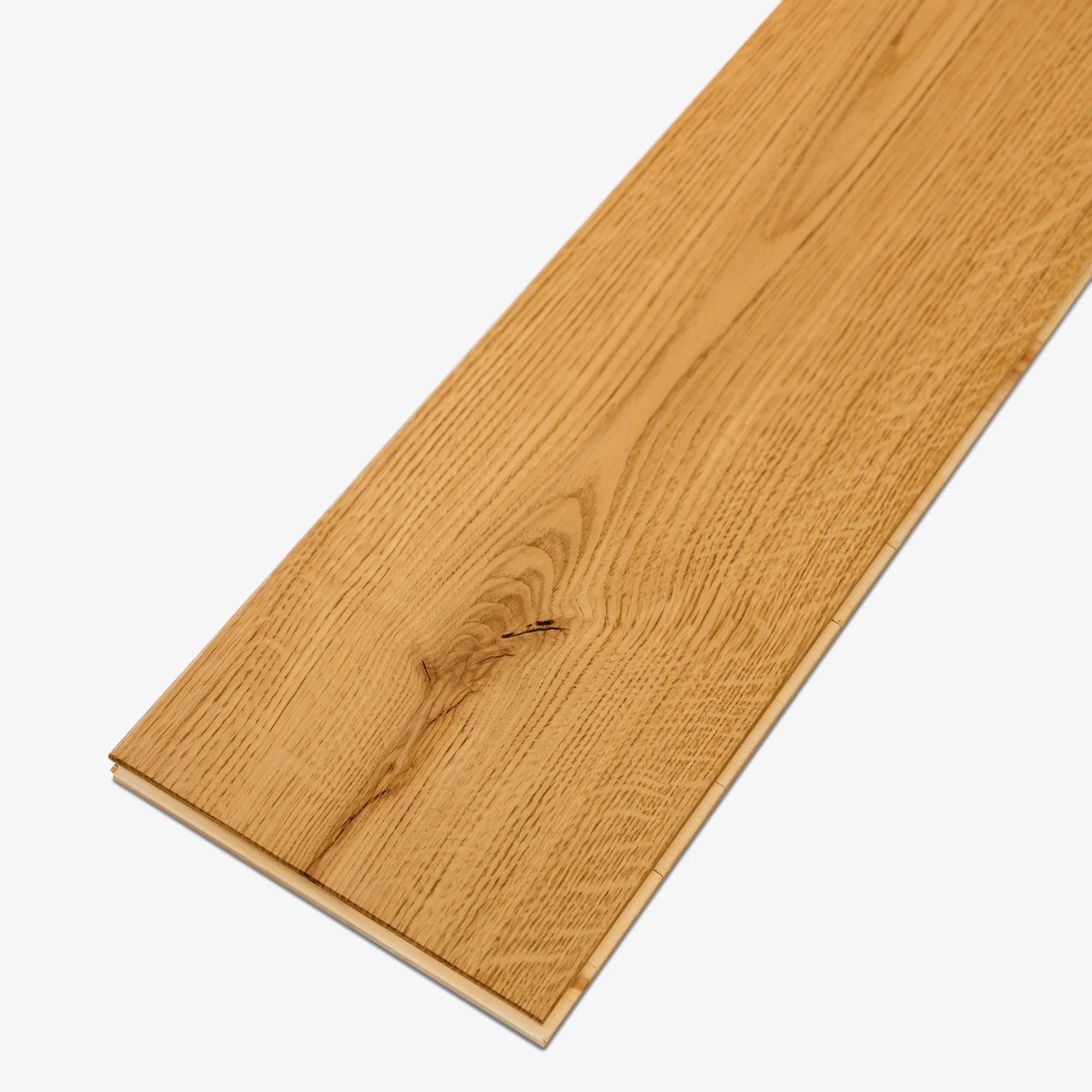 Natural Oak - 14mm UV Lacquered Engineered Real Wood Flooring - Image 6