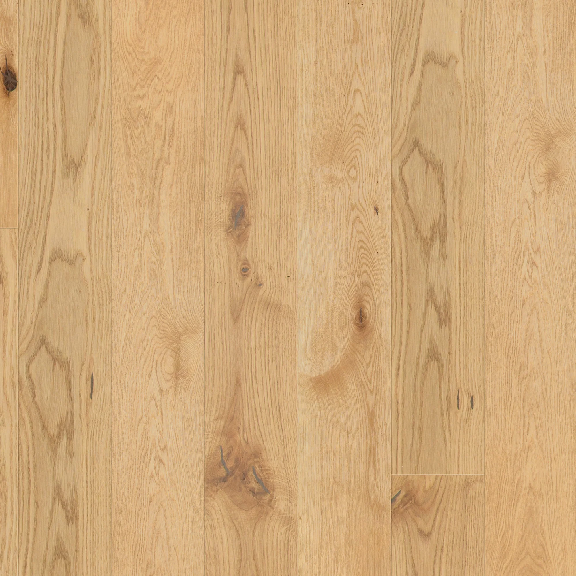 Natural Oak - 14mm Light Brushed 5G Click Engineered Real Wood Flooring (EOCL14x234NAT) - Image 2