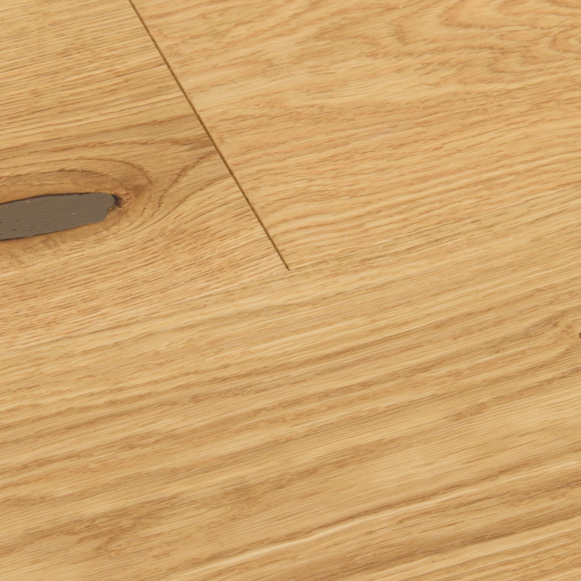 Natural Oak - 14mm Light Brushed 5G Click Engineered Real Wood Flooring (EOCL14x234NAT) - Image 3