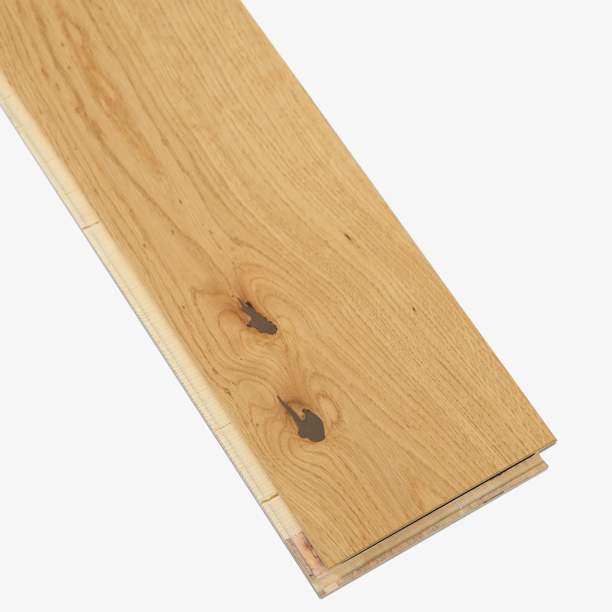 Natural Oak - 14mm Light Brushed 5G Click Engineered Real Wood Flooring (EOCL14x234NAT) - Image 8