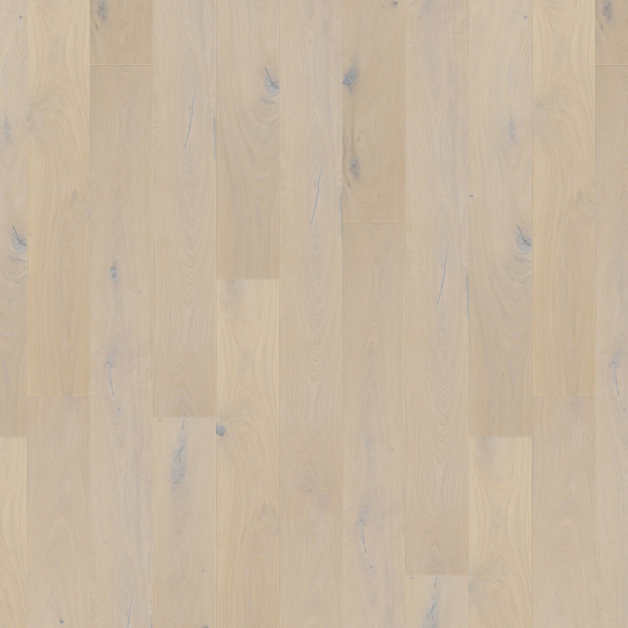 New White Oak - 14mm Light Brushed Engineered Real Wood Flooring (EOTG14x164NW) - Image 2