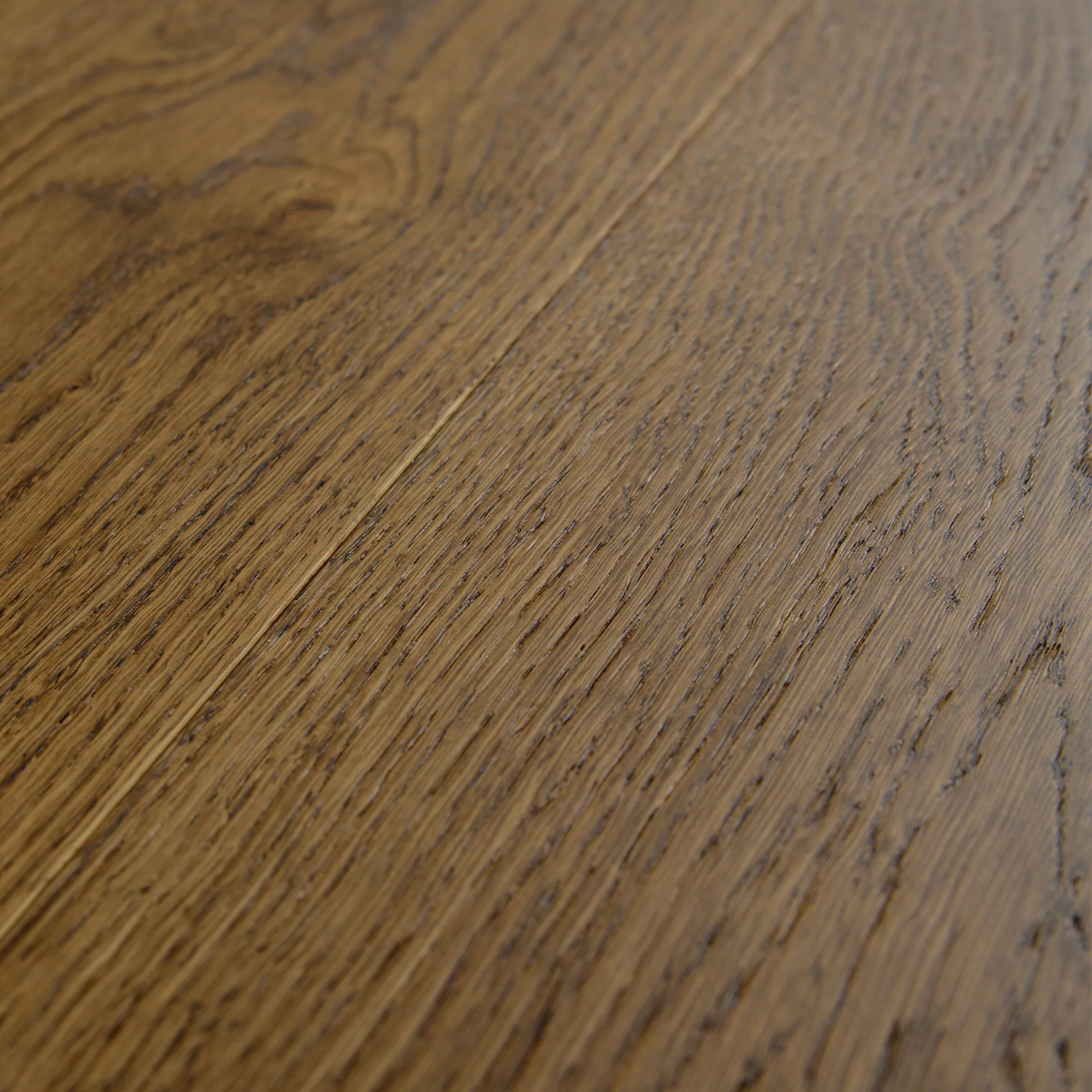 Nugat Oak - 14mm Light Brushed Engineered Real Wood Flooring (EOTG14x194NUG) - Image 4