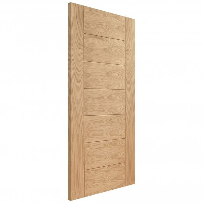 Oak Internal Fully Finished Pedrena 7 Panel FD30 Fire Door (93639) - Image 2