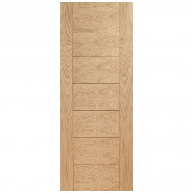 Oak Internal Fully Finished Pedrena 7 Panel FD30 Fire Door (93639) - Image 3