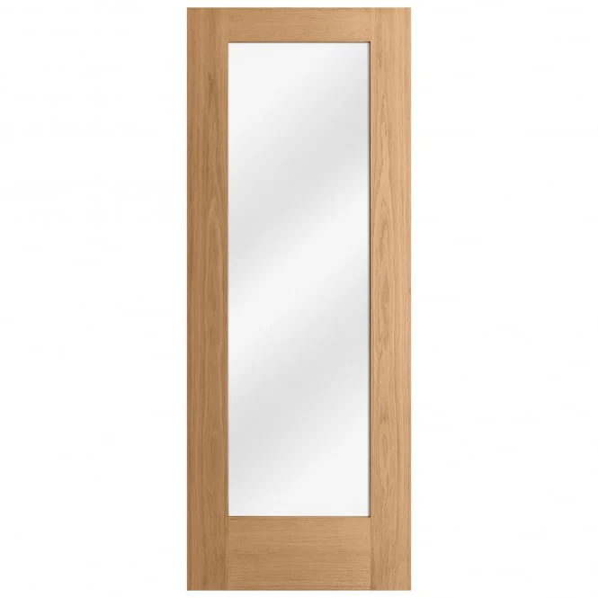 Oak Internal Unfinished Pattern 10 1 Light Clear Glass Door (51734) - Image 3