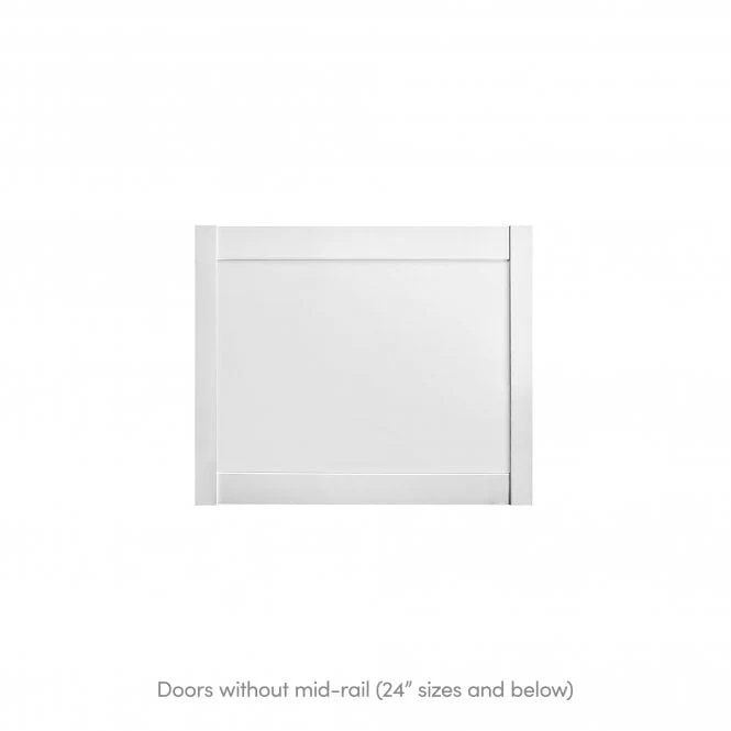 White Internal Painted Full-Shaker Wardrobe Cupboard Door (106423) - Image 4